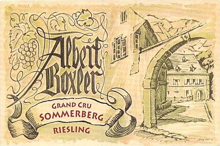 2020 Albert Boxler Riesling Grand Cru Sommerberg Eckberg