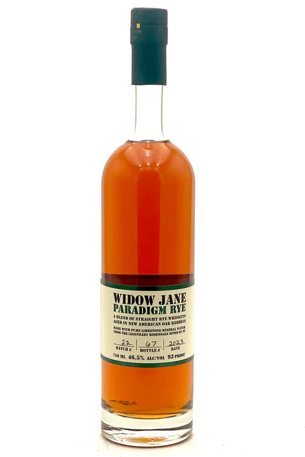 Widow Jane Paradigm Rye Whiskey 750ml