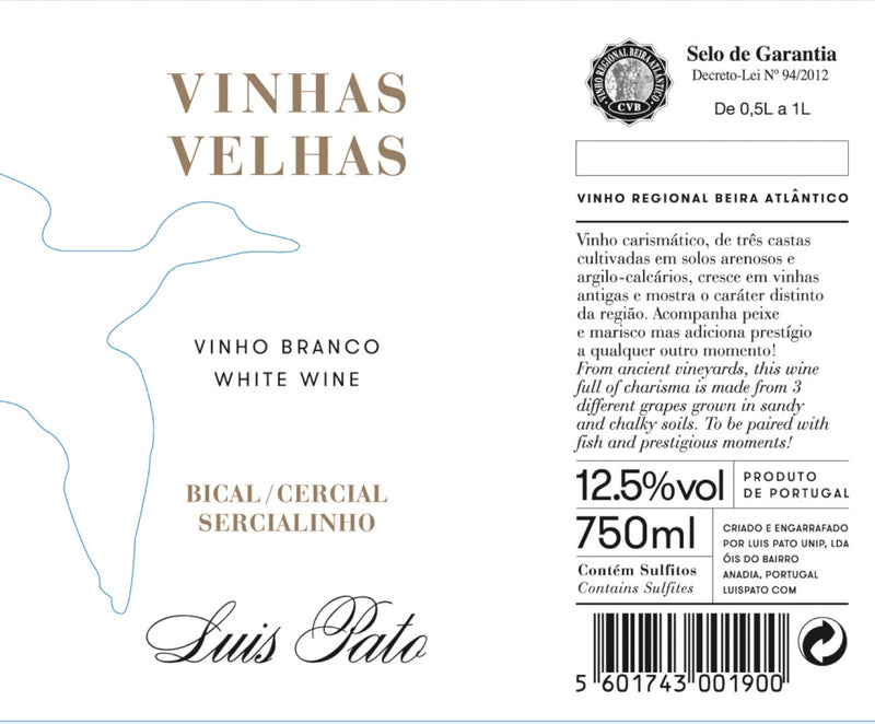 2021 Luis Pato - Bairrada Branco Vinhas Velhas