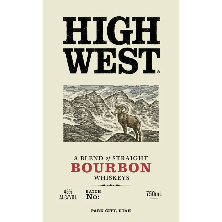 High West Blend Straight Bourbon Whiskey 750ml