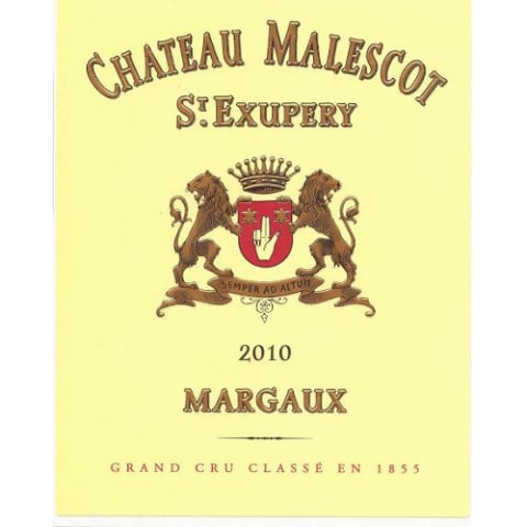 2010 Chateau Malescot St Exupery - Margaux Ex-Chateau release