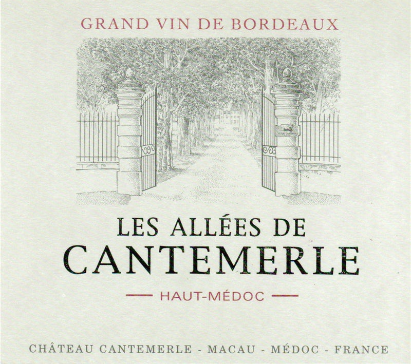 2018 Les Allees de Cantemerle - Haut-Medoc HALF BOTTLE (375ml)