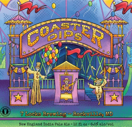 7 Locks Brewing - Coaster Dips NEIPA 6pk Clearance