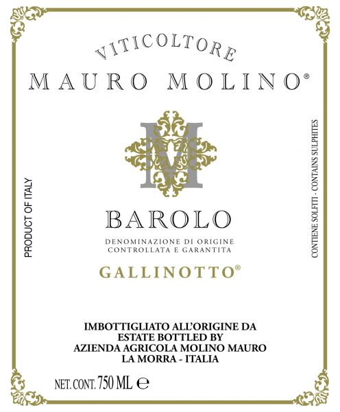 2019 Molino, Mauro - Barolo Gallinotto