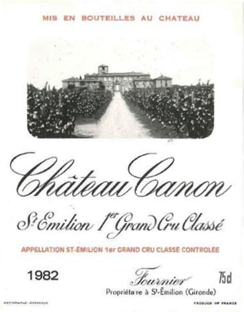 1982 Chateau Canon - St. Emilion
