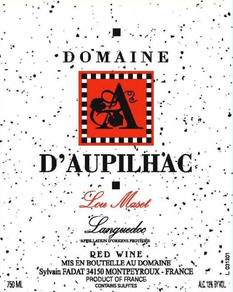 2021 Domaine d'Aupilhac -  Languedoc-Montpeyroux Lou Maset