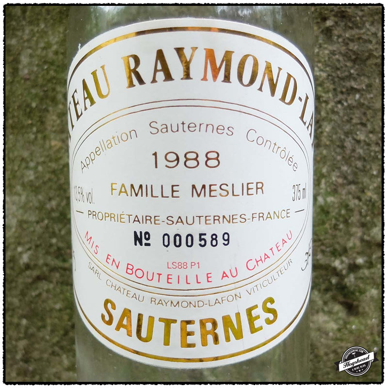 1988 Chateau Raymond Lafon Sauternes