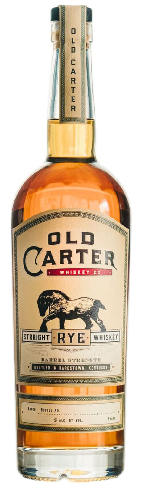 Old Carter Straight Rye Batch 12* 116pf Whiskey 750ml