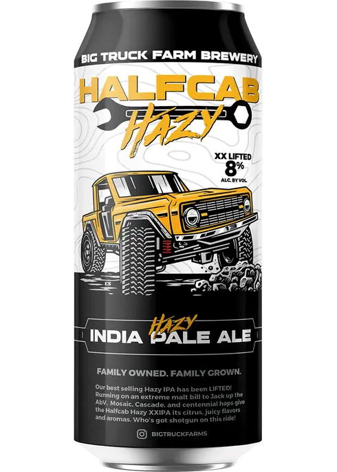 Big Truck Farm - HalfCab Lifted Hazy IPA 19.2oz