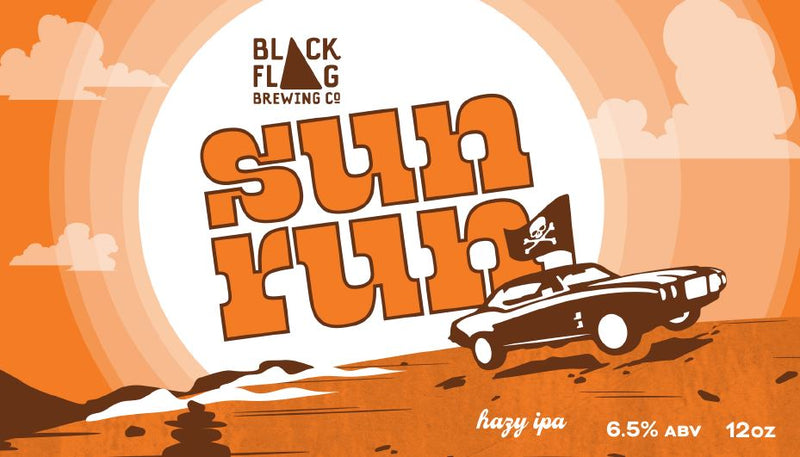 Black Flag Brewing - Sun Run Hazy NEIPA 6pk