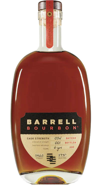Barrell Bourbon Batch 34 6 yr Cask Strength Whiskey 750ml