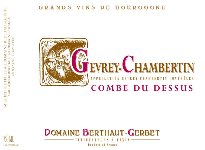 2020 Berthaut-Gerbet - Gevrey Chambertin Combe du Dessus