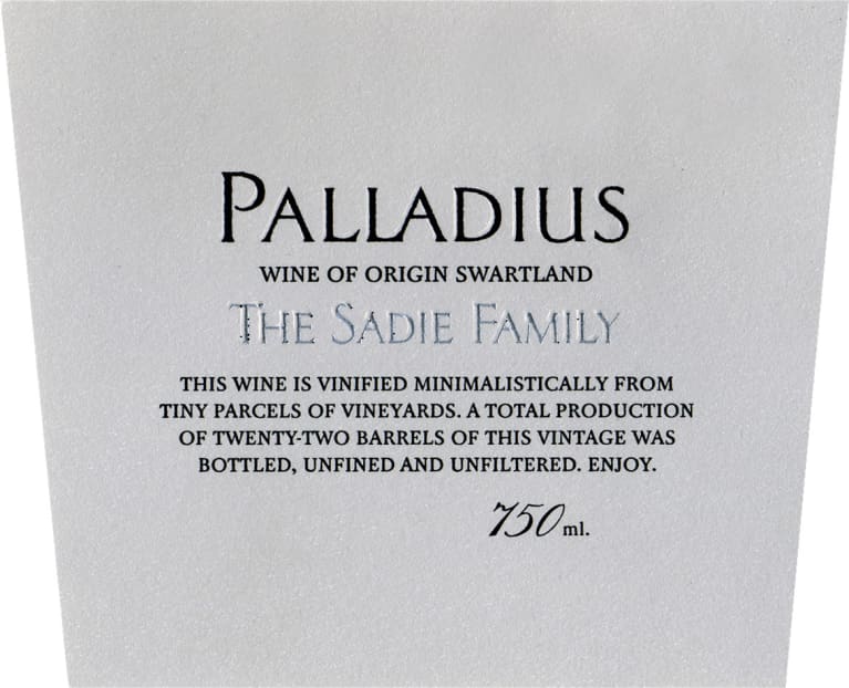 2020 Sadie Family - White Blend Swartland Palladius