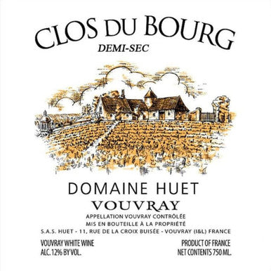 2022 Huet - Vouvray Clos Bourg Demi Sec