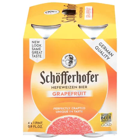 Schofferhofer Grapefruit Radler 4pk can