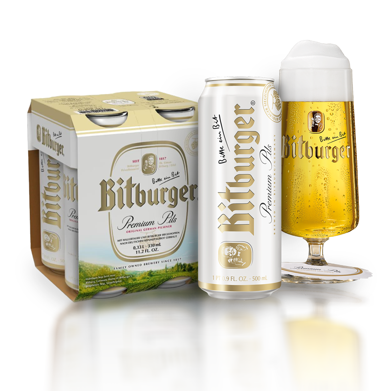Bitburger Premium Pilsner 4pk