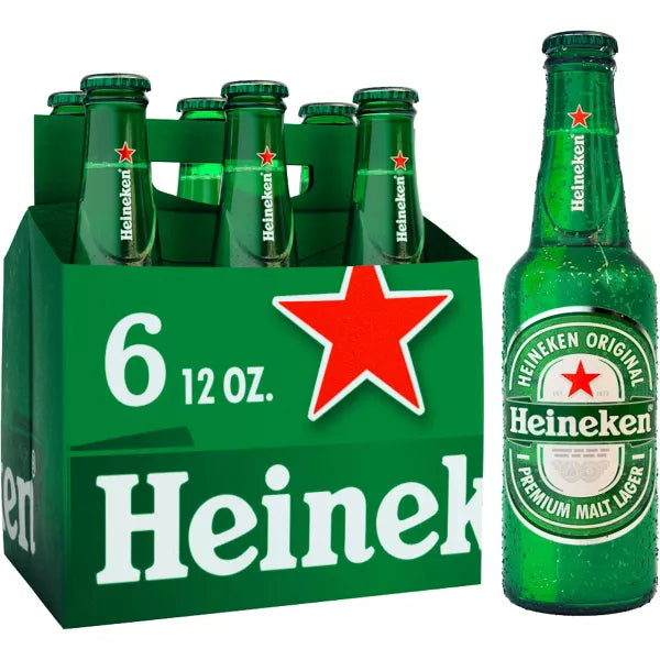 Heineken Lager Bottles 6pk