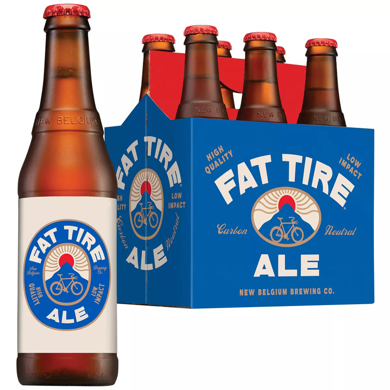 New Belgium Brewing Fat Tire Amber Ale 6pk bottle