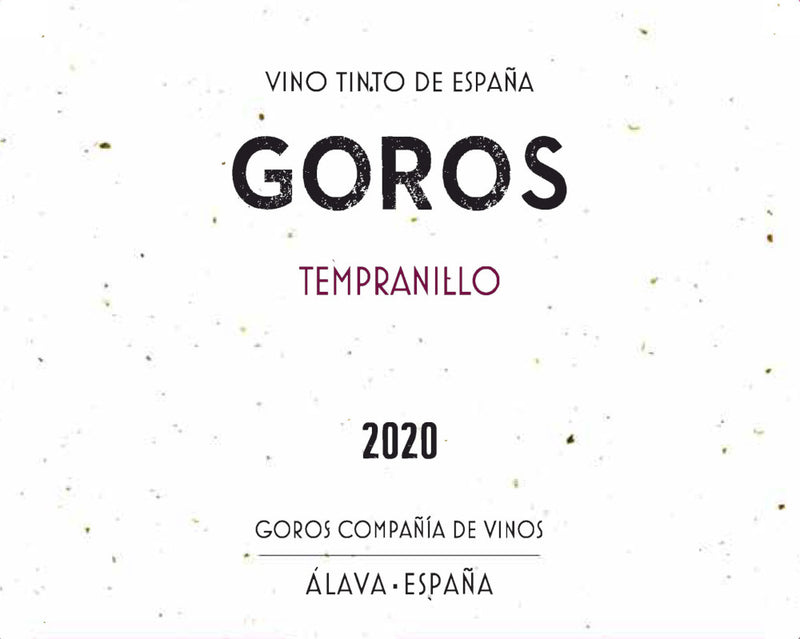 2020 Goros - Tempranillo