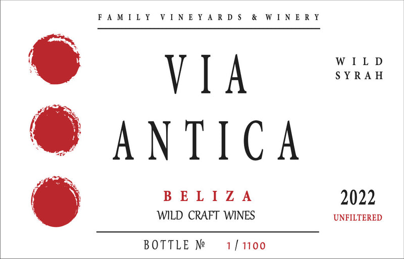 2022 Via Antica - Syrah Thracian Valley Wild