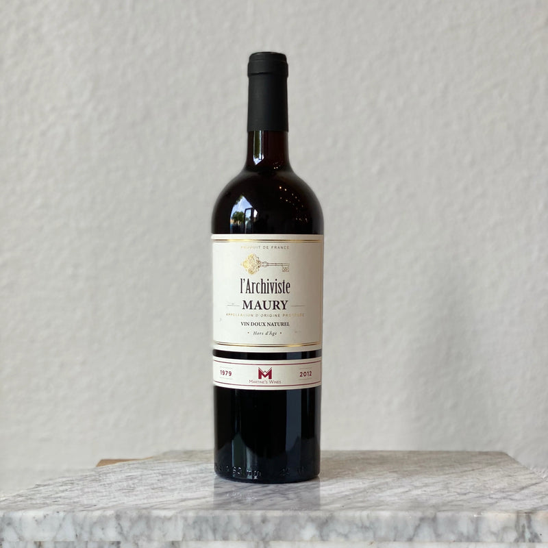 NV l'Archiviste (Martine's) Maury AOC Hors d'Age (1979,2012,b.2023)