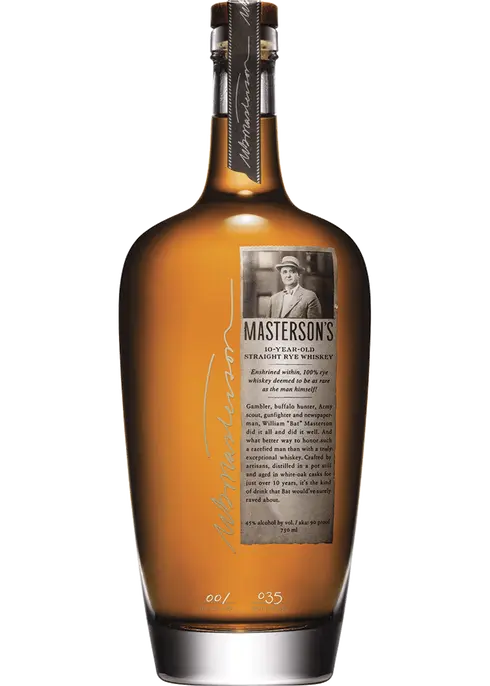 Masterson's 10 yr Straight Rye Whiskey 750ml