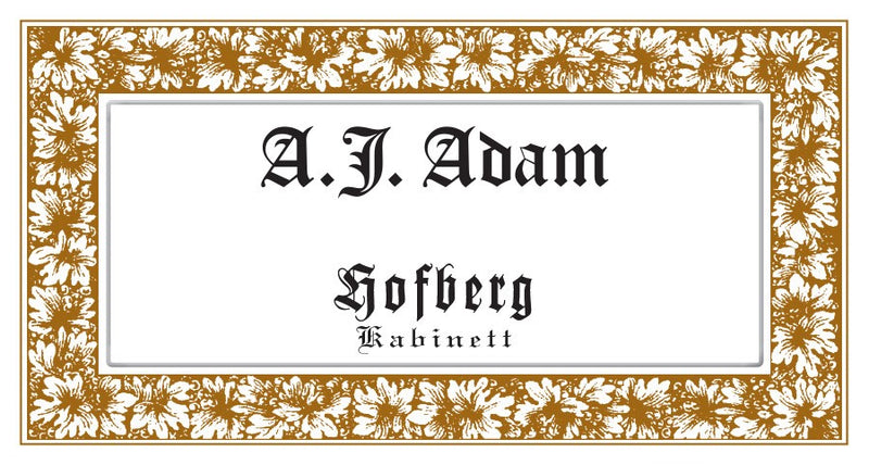 2022 Adam, AJ - Dhron Hofberg Kabinett