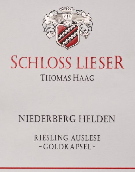 2022 Schloss Lieser - Niederberg Helden Auslese GK