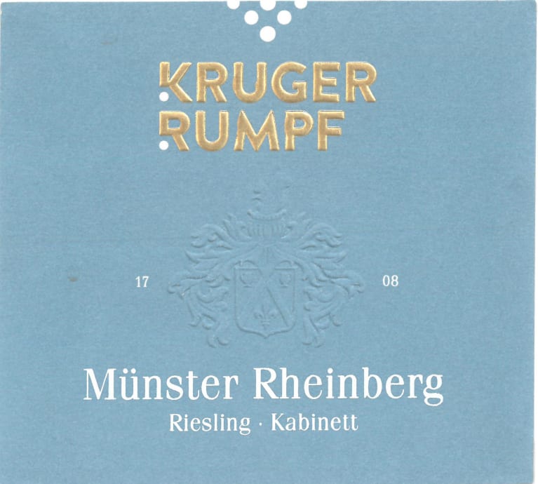2022 Kruger Rumpf - Munsterer Rheinberg Kabinett