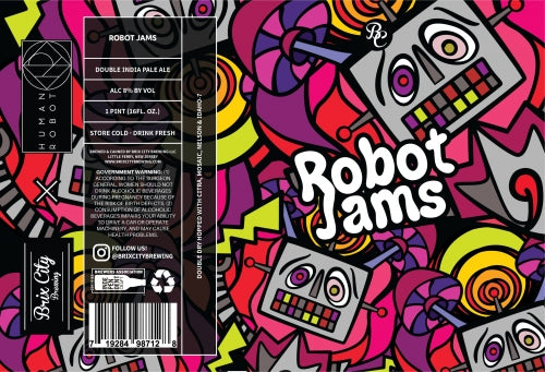 Brix City Brewing - Robot Jams Hazy DIPA 4pk