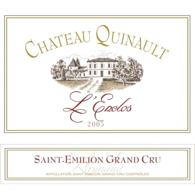 2005 Chateau Quinault L'Enclos St. Emilion