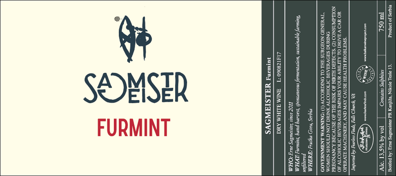 2019 Sagmeister - Furmint Fruska Gora
