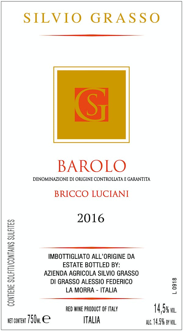 2016 Grasso, Silvio - Barolo Bricco Luciani