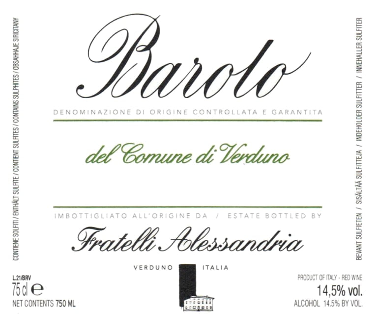 2019 Alessandria, F. - Barolo Comune di Verduno