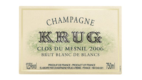 2006 Krug - Brut Clos du Mesnil
