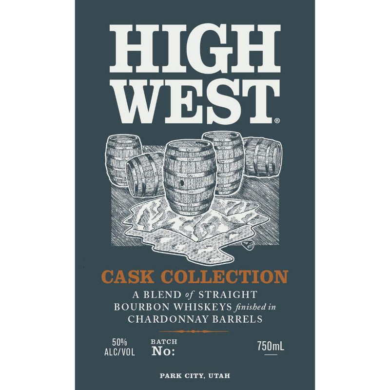 High West Blend Straight Bourbon Chardonnay Cask Whiskey 750ml