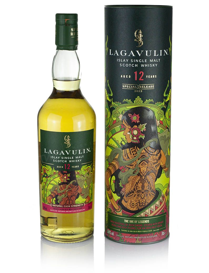 Lagavulin 12 yr Ink of Legends 2023 Single Malt Whiskey 750ml