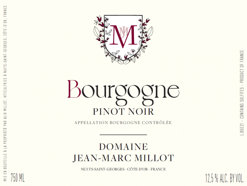 2022 Jean-Marc Millot - Bourgogne Rouge