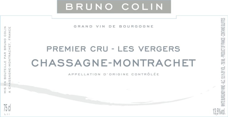 2022 Bruno Colin Chassagne Montrachet Vergers
