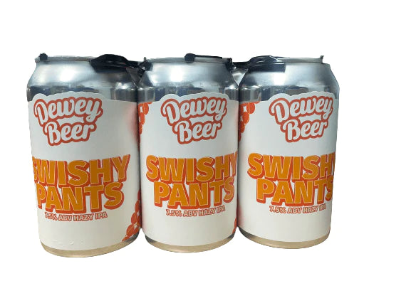 Dewey Beer Co. Swishy Pants Hazy IPA 6pk cans