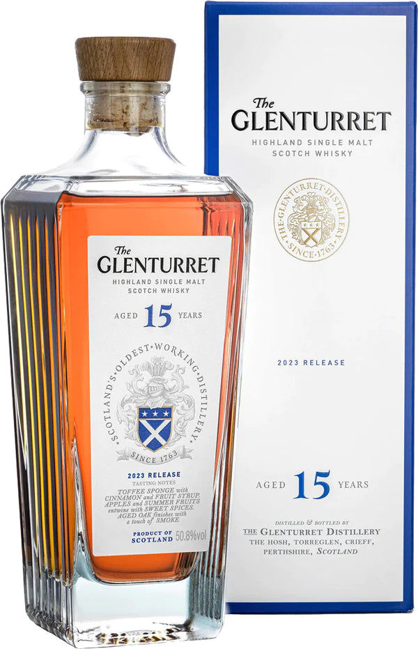 Glenturret 15 yr 2023 Release Single Malt Whiskey 750ml