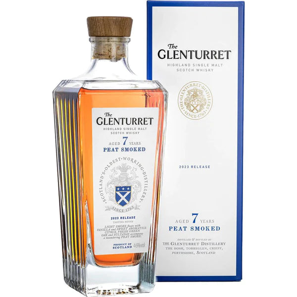 Glenturret Peat Smoked 7 yr Release 2023 Single Malt Whiskey 750ml