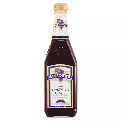 Manischewitz Concord Grape Wine bottle