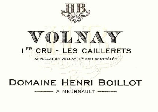2022 Henri Boillot - Volnay Caillerets (750ml) [PRE ARRIVAL]