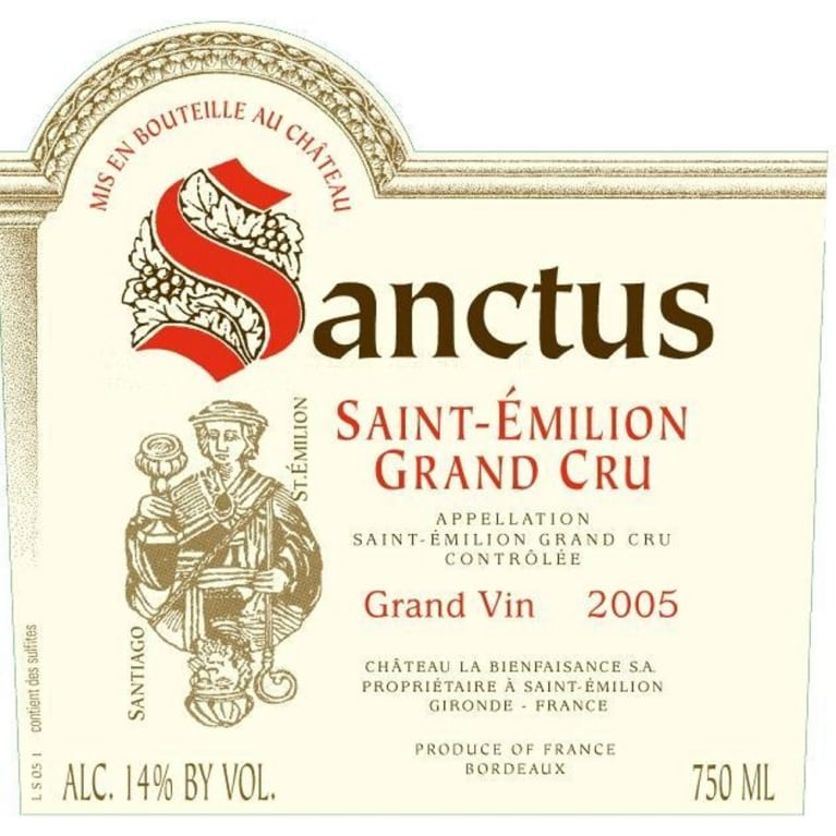 2005 Chateau Sanctus - St. Emilion