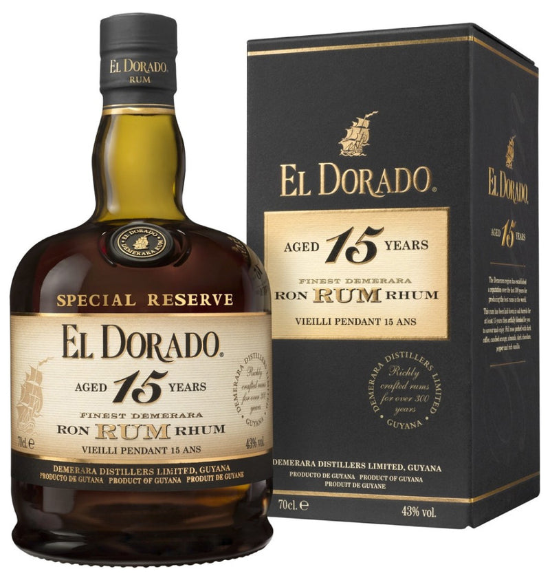 El Dorado 15 yr Rum 750ml