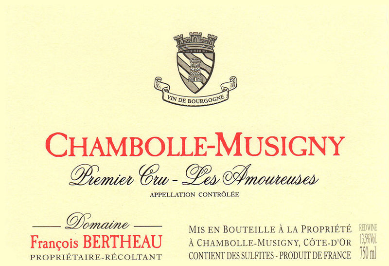 2022 Francois Bertheau - Chambolle Musigny Amoureuses