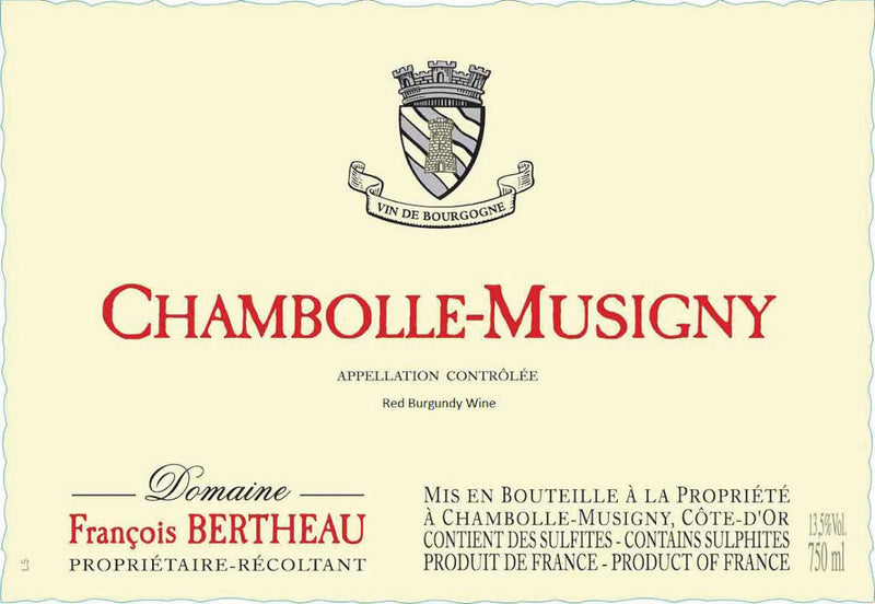 2022 Francois Bertheau - Chambolle Musigny (PRE ARRIVAL)