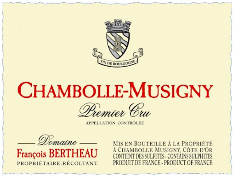 2022 Francois Bertheau - Chambolle Musigny 1er Cru (PRE ARRIVAL)