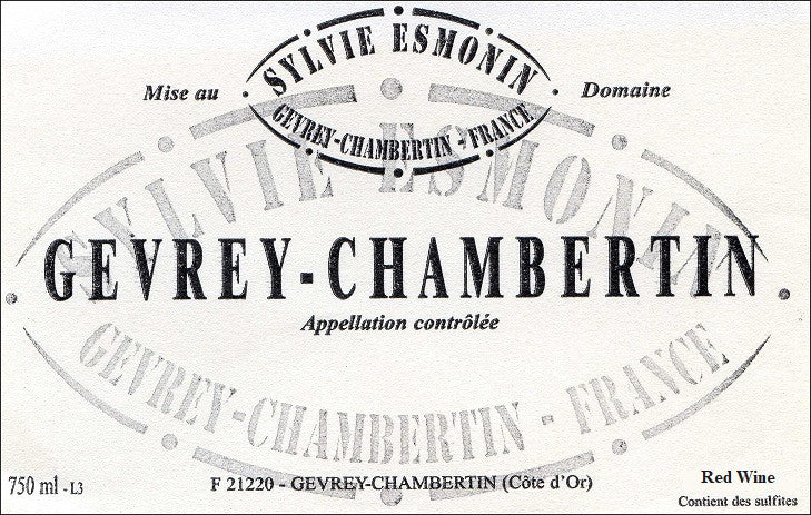 2020 Sylvie Esmonin Gevrey Chambertin